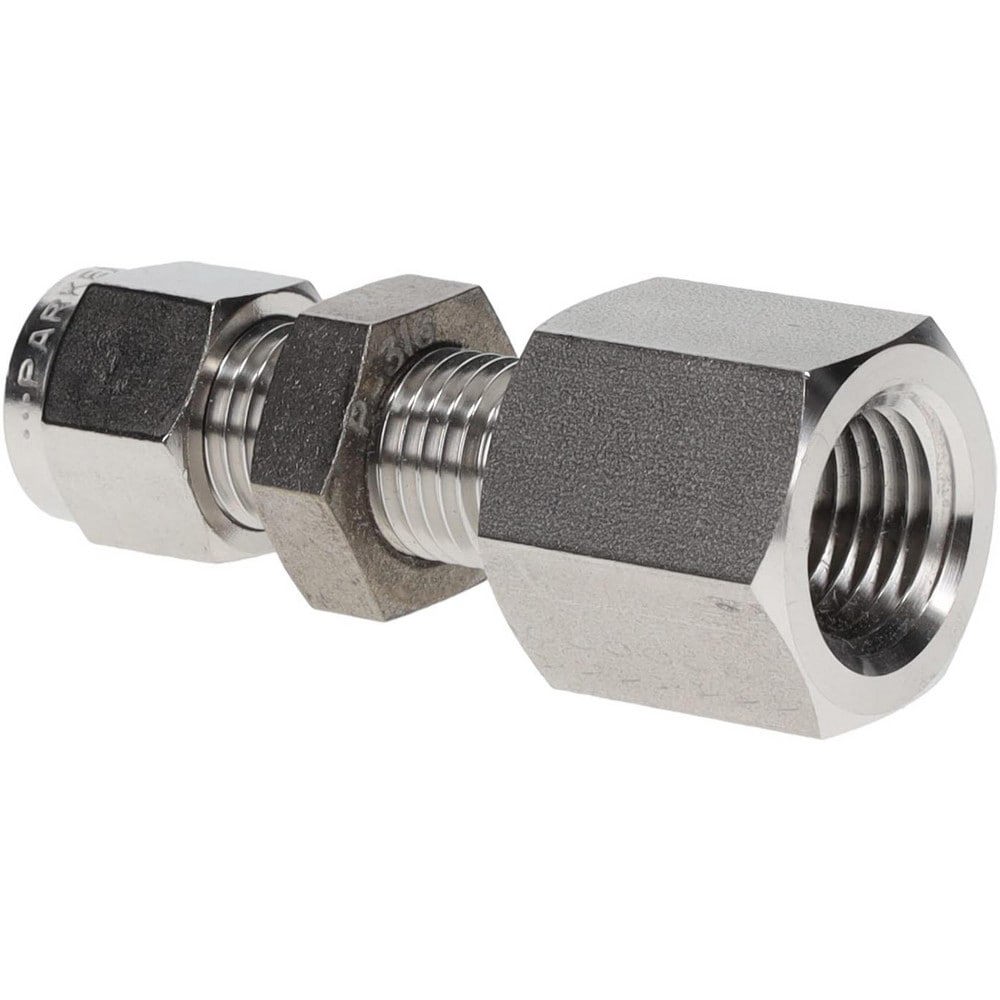 Compression Tube Bulkhead Female Connect